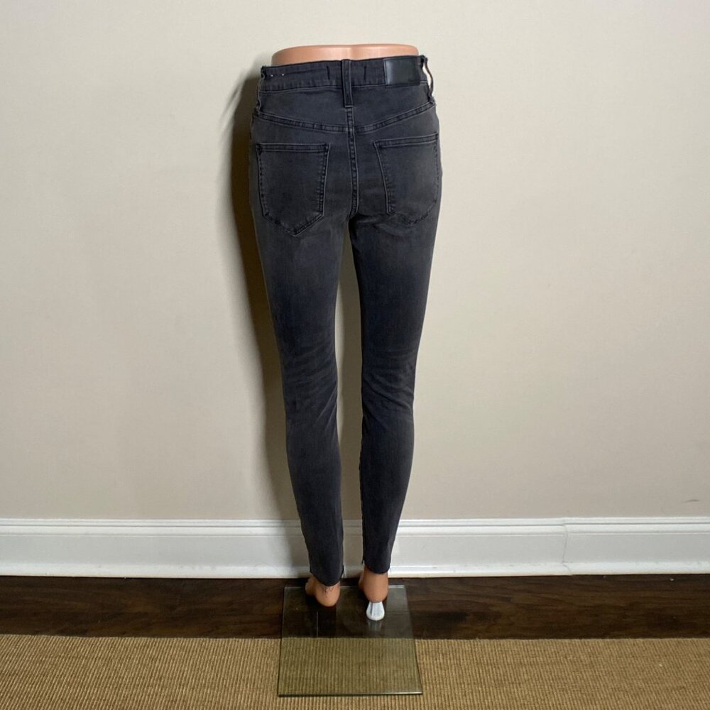 Madewell Distressed Curvy High-Rise Skinny Jeans, Size 26 - Picture 12 of 14